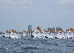 Primer día de regatas del 54th ISCA World Championship – Sunfish 2025